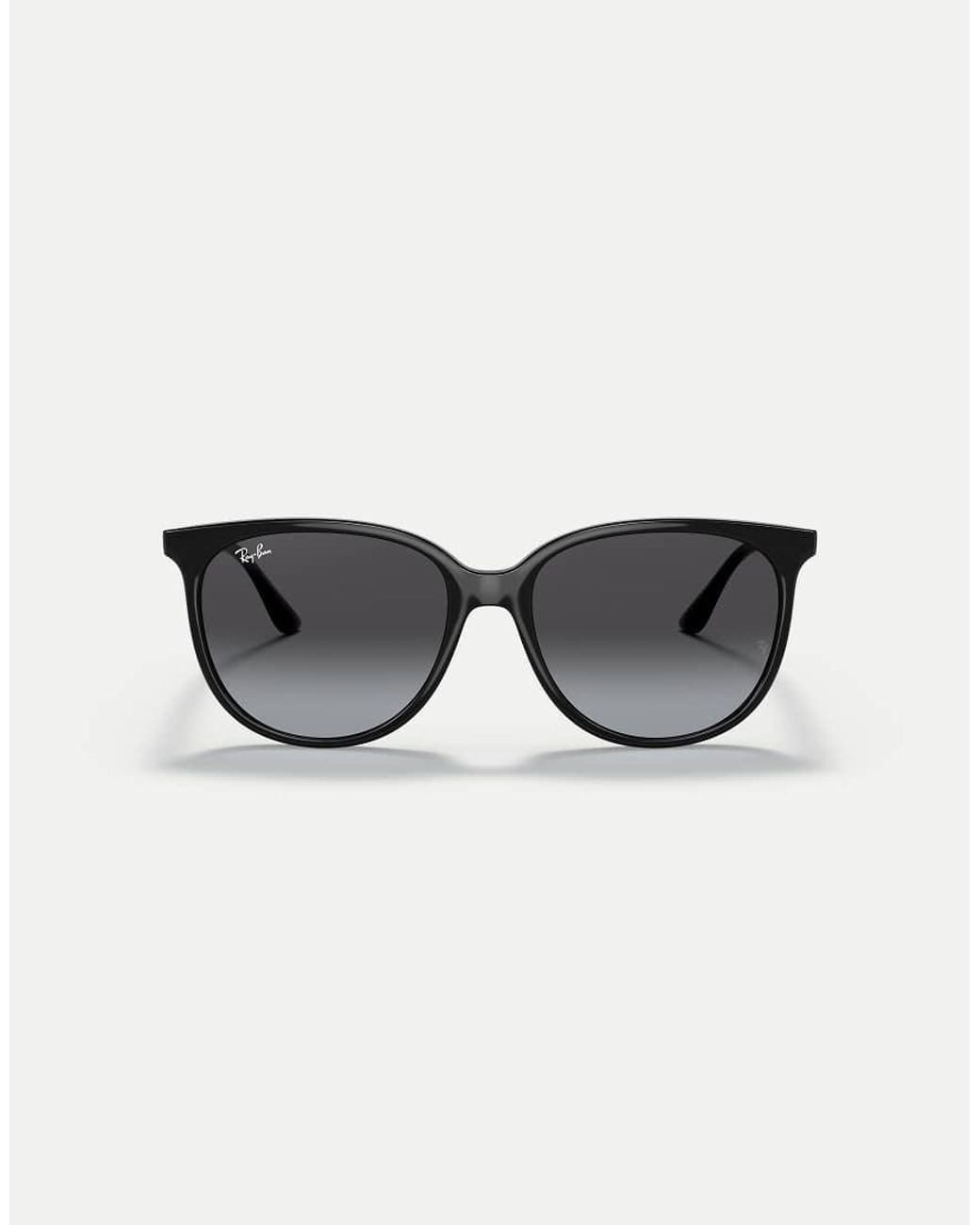 Ray-Ban Black Rb4378 Square Sunglasses With Lens