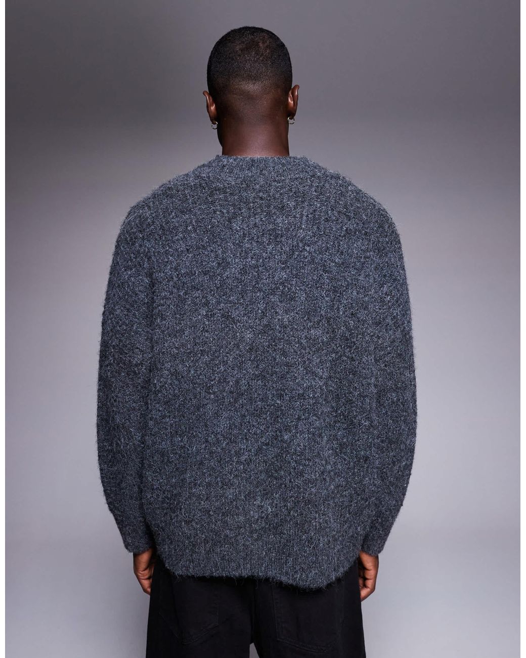 ASOS – strickpullover in Blue für Herren
