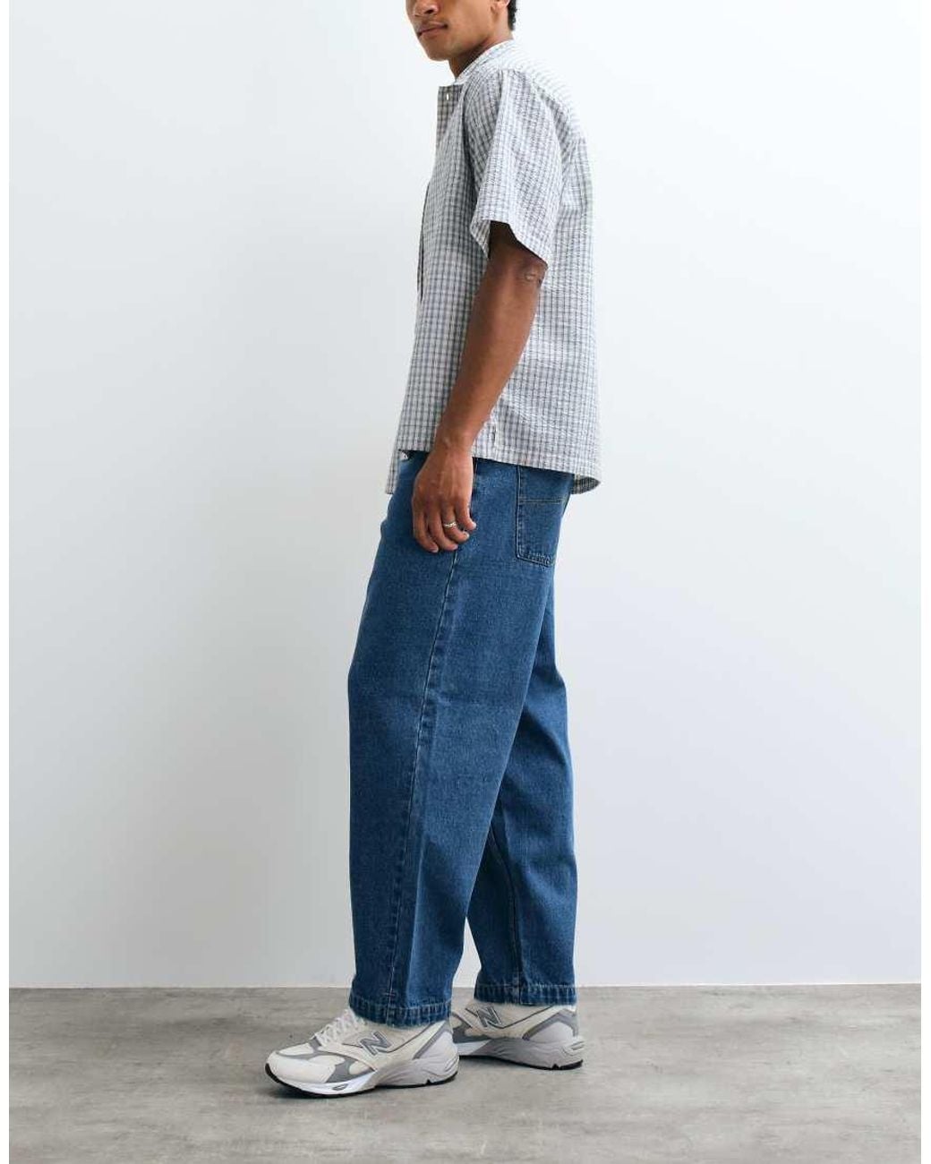Santa Cruz Blue Loose Fit Jeans for men