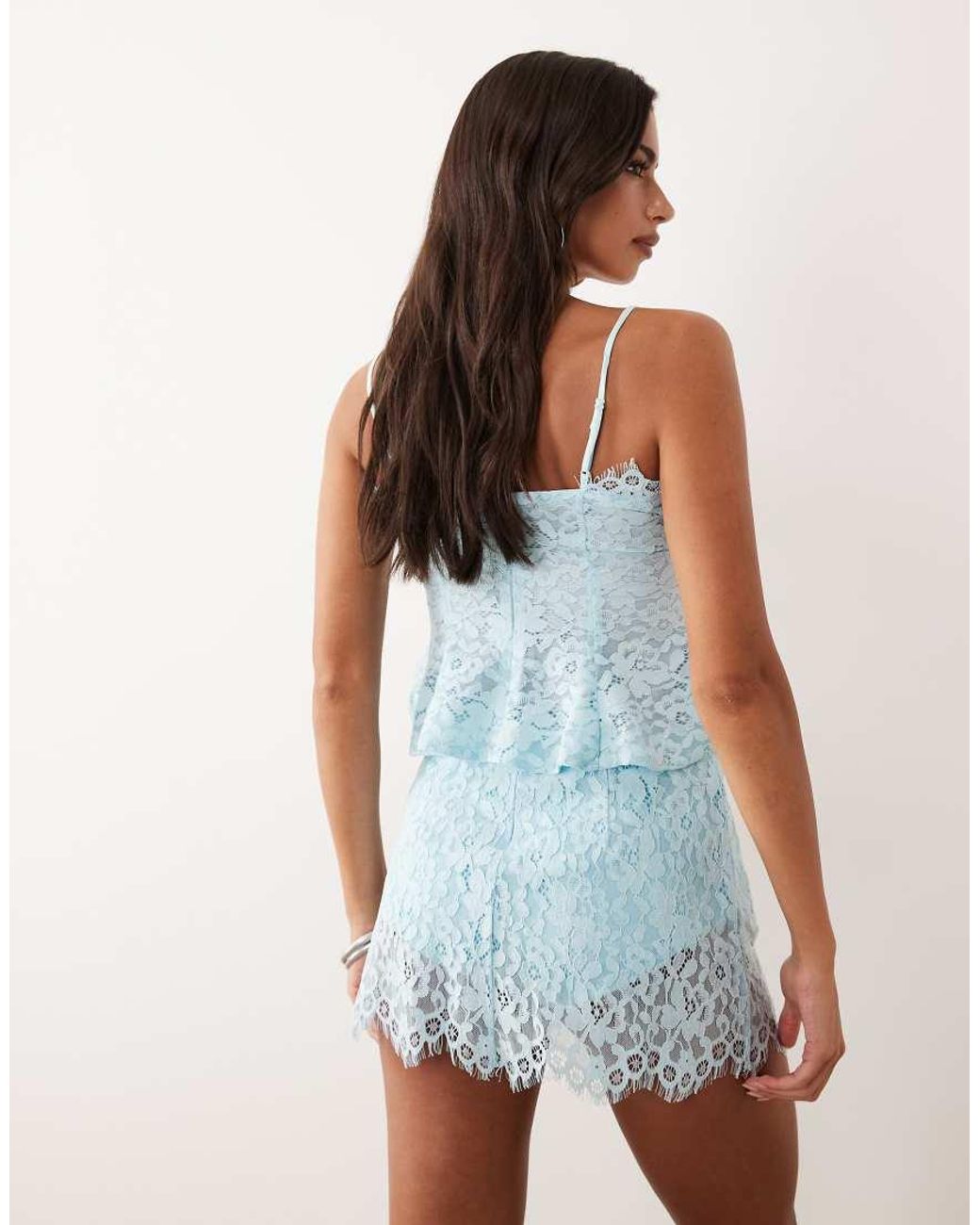 AFRM Blue Priesley Lace Built