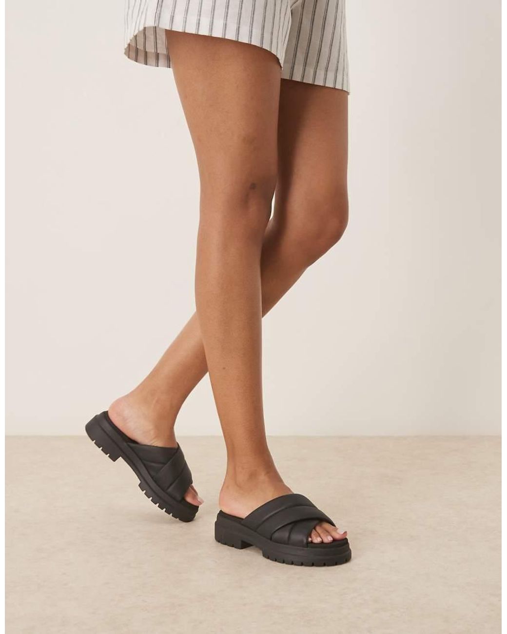 Timberland Black London Vibe Strappy Sandal