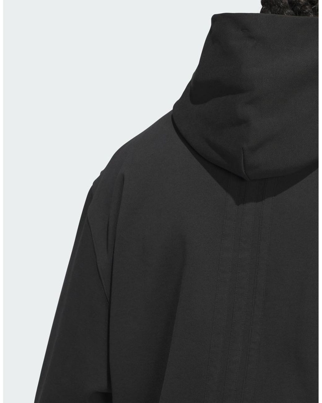 Adidas Originals Black Adidas Basketball Fleece Hoodie