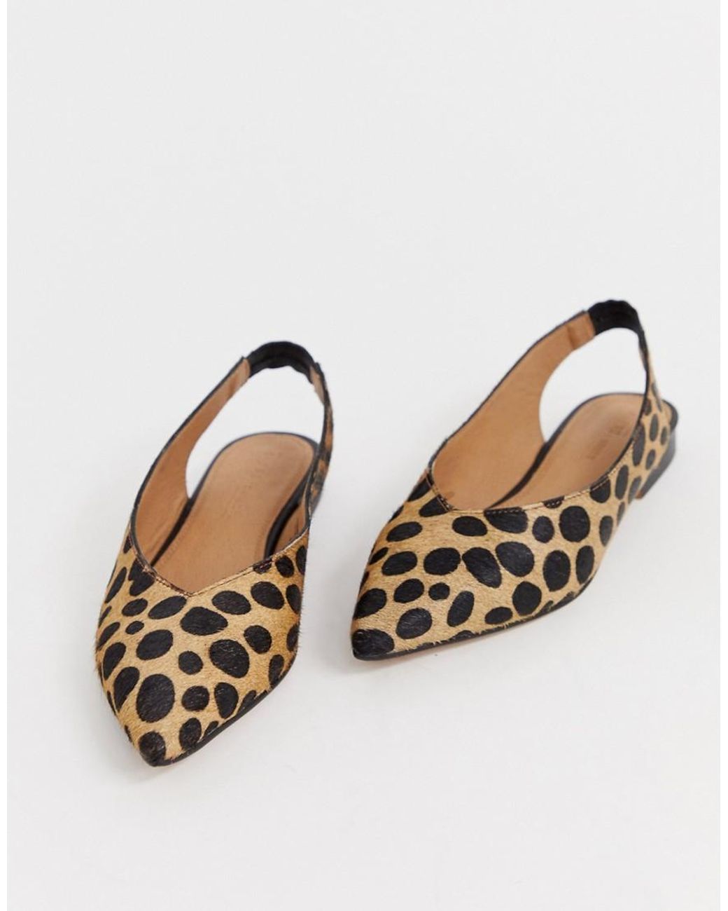 high vamp flats