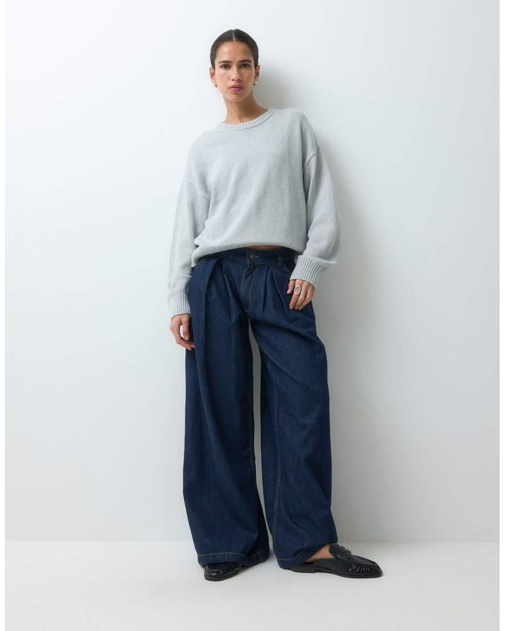 Gap Gray Oversized Knitted Jumper