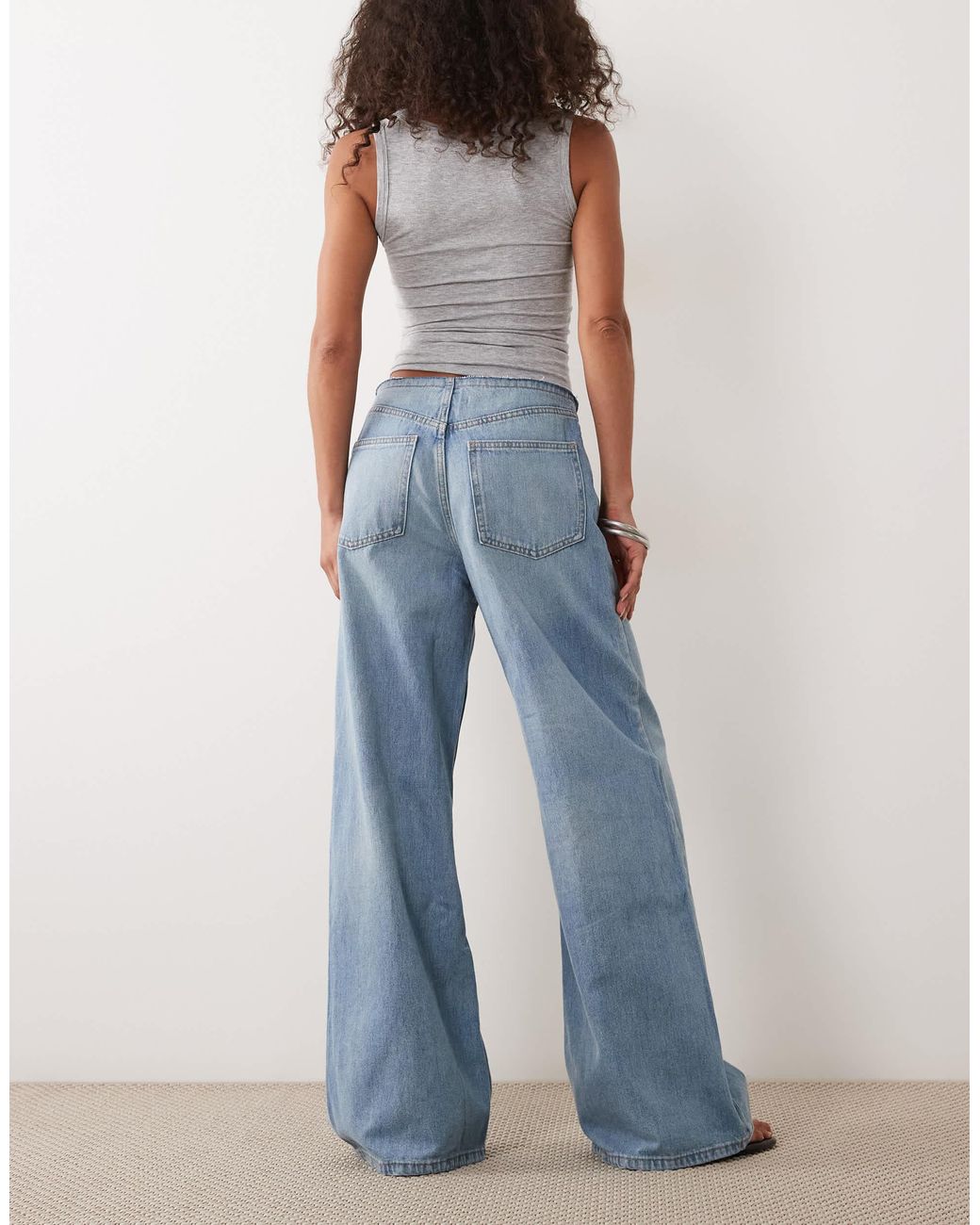 Jean décontracté - clair Mango en coloris Blue