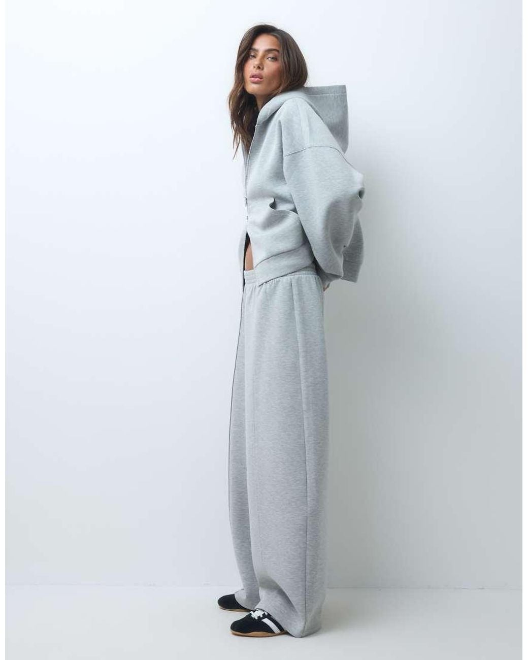 ASOS Gray Zip Up Hoodie