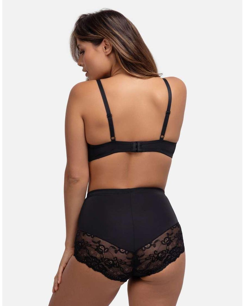 DORINA Black Brigitte Mid Waist Brief