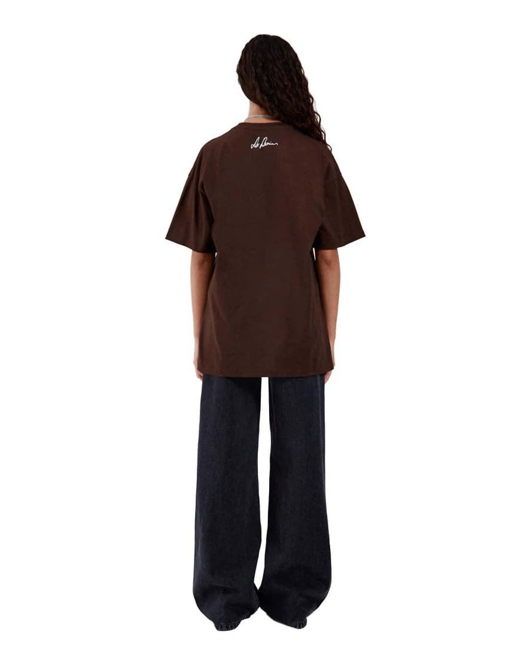 Dr. Denim Brown Trooper Oversized T-Shirt