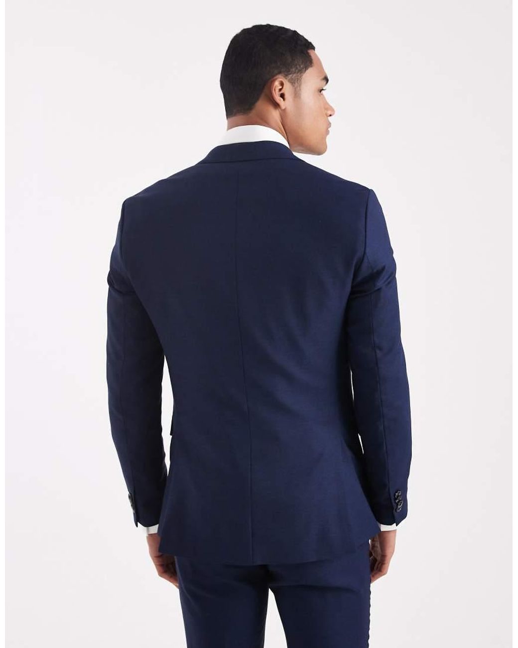 Jack & Jones Blue Super Slim Suit Jacket for men