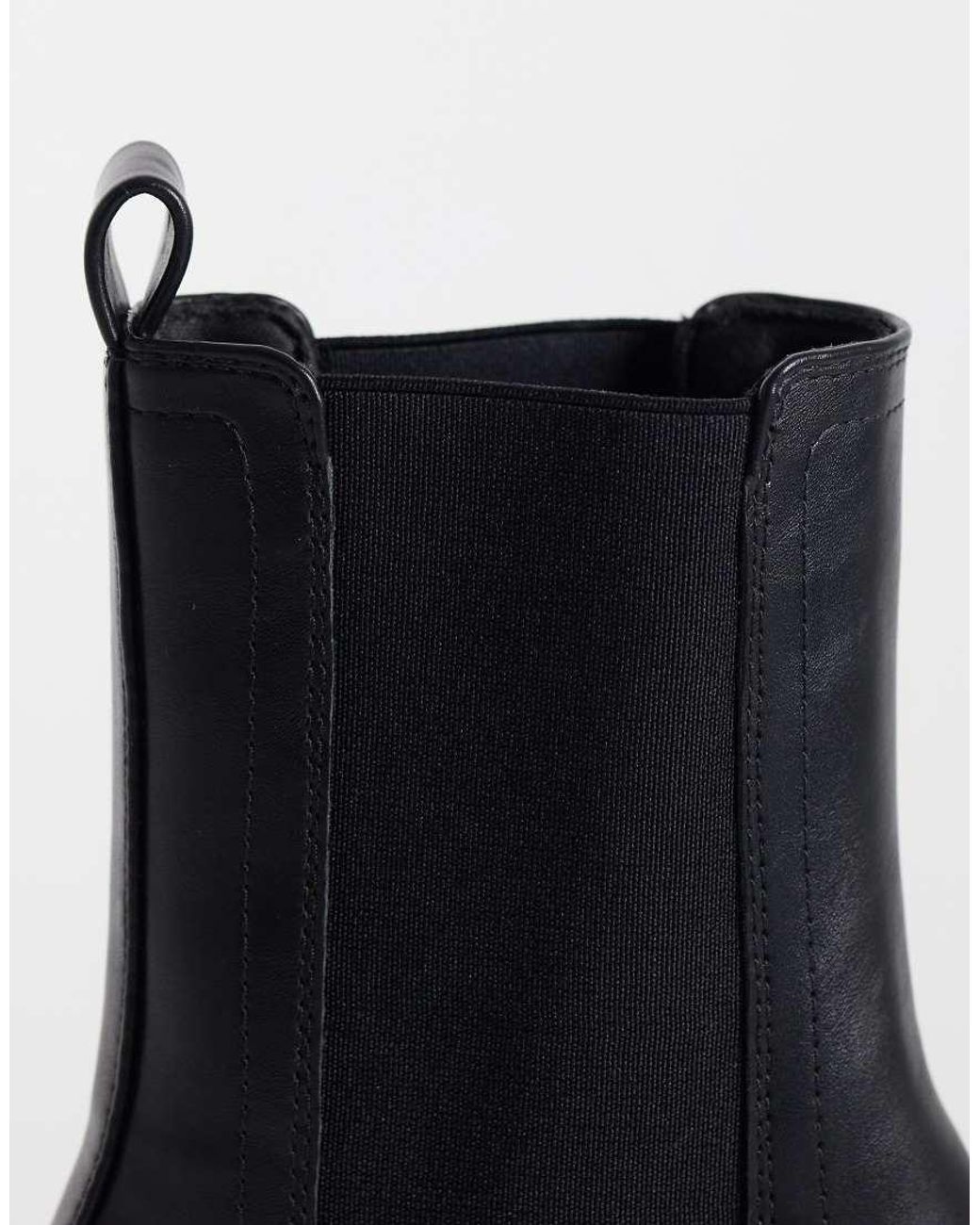 ASOS Blue Ashton Chunky Chelsea Boots