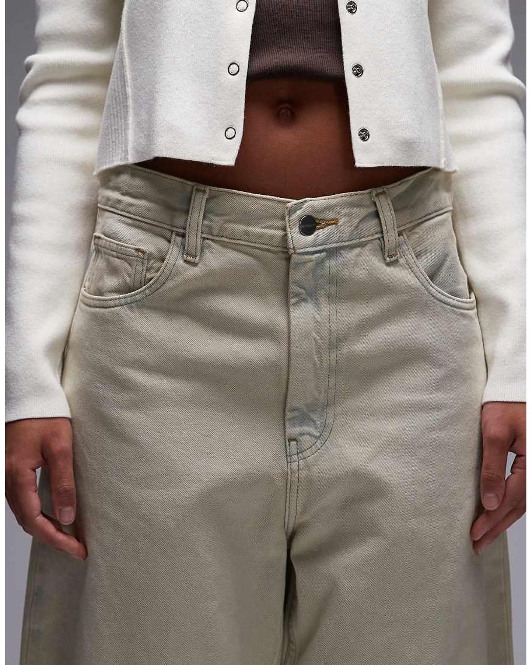 Carhartt Gray Brandon Loose Straight Fit Jeans