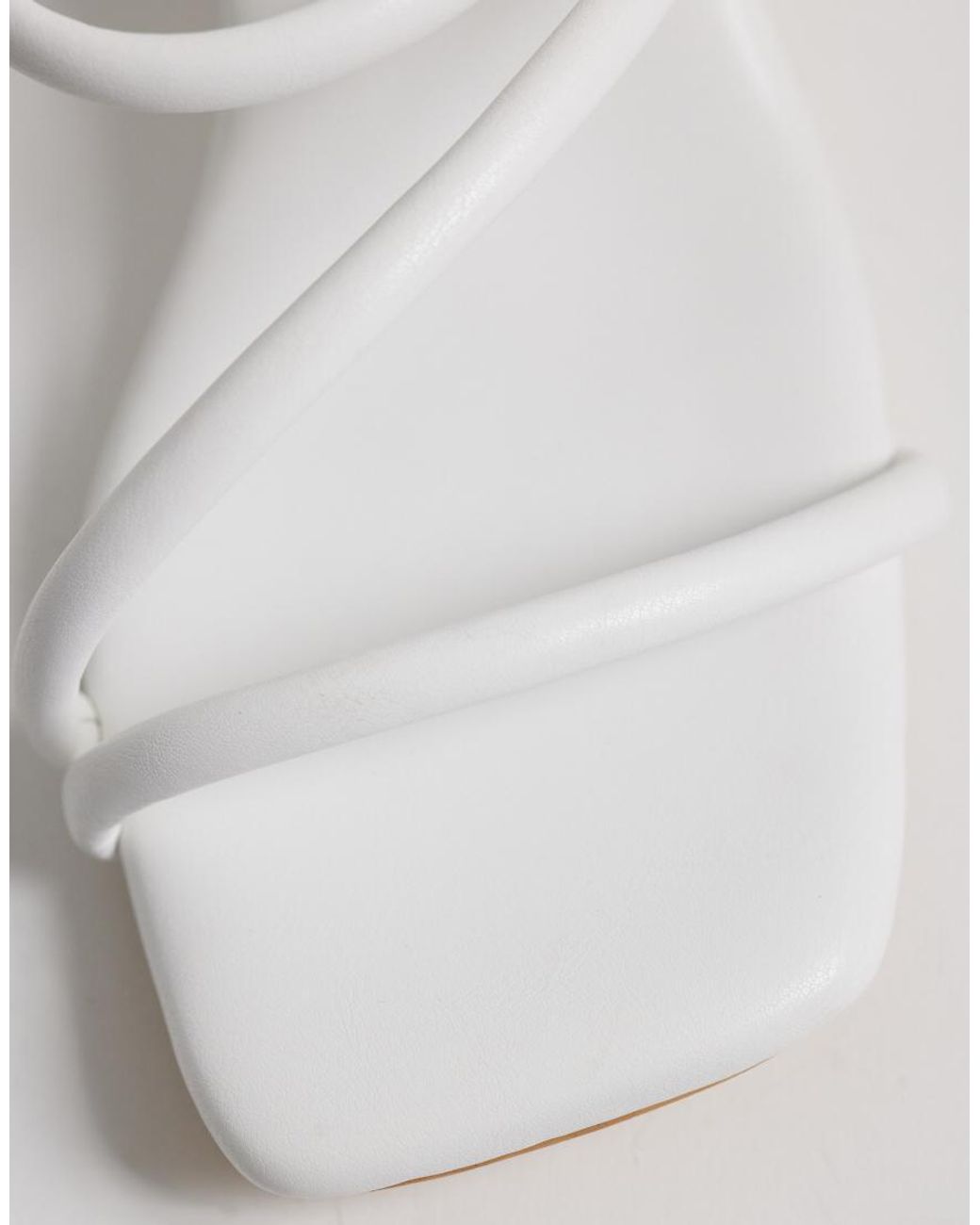 Glamorous White Wedge Sandals