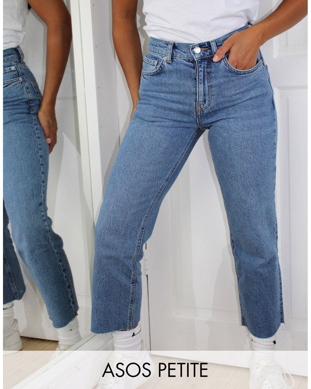 ASOS Denim Asos Design Petite High-rise 