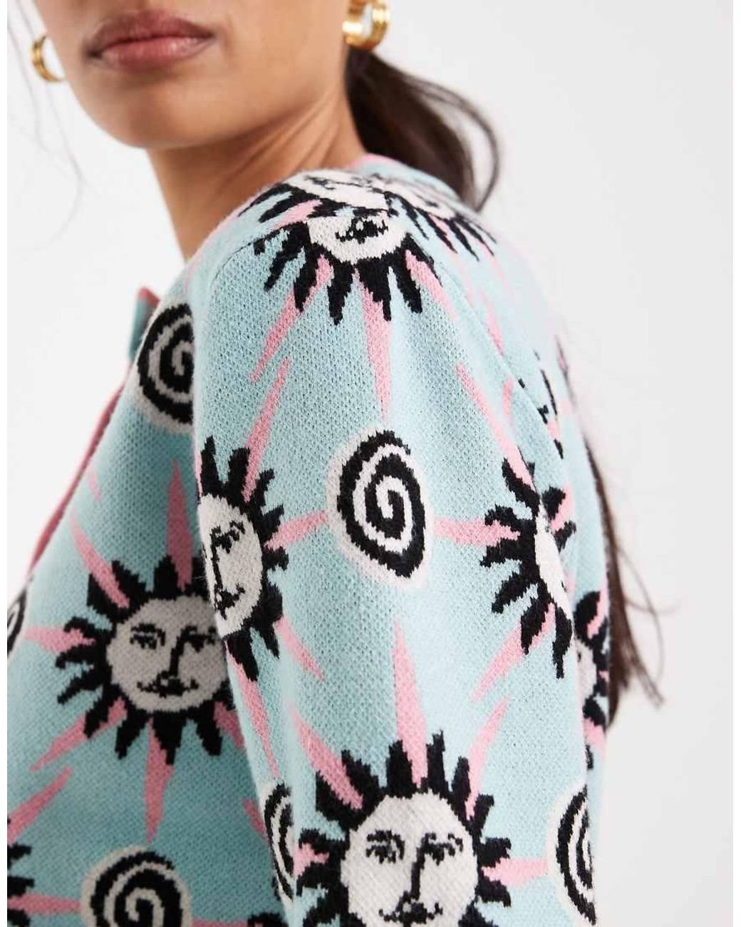 Never Fully Dressed Blue Hollie Knit Cardigan