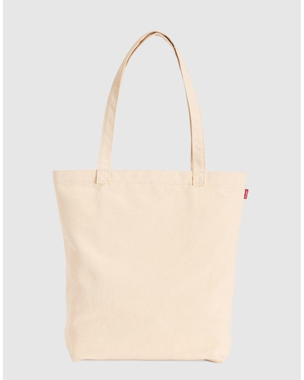 Levi's White Graphic Tote for men