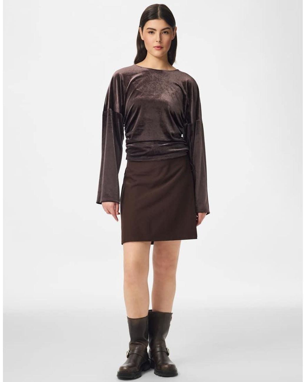 Pieces Black Long Sleeved Top