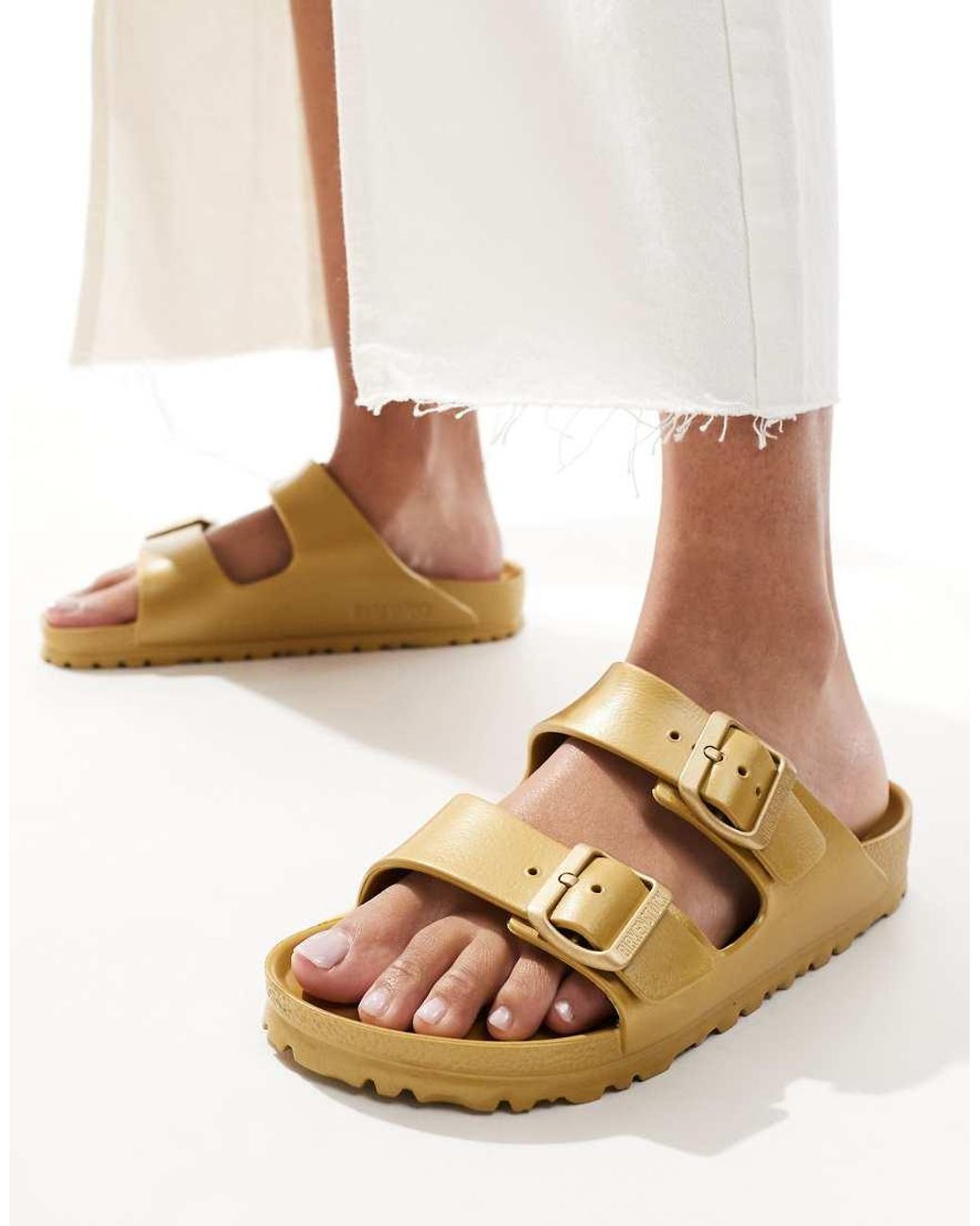 Birkenstock Natural Arizona Eva Sandals