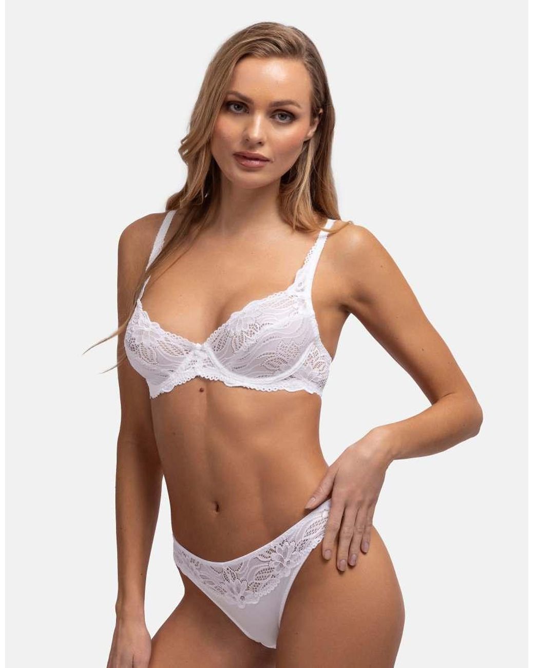 DORINA White Angie Non Padded Underwire Bra