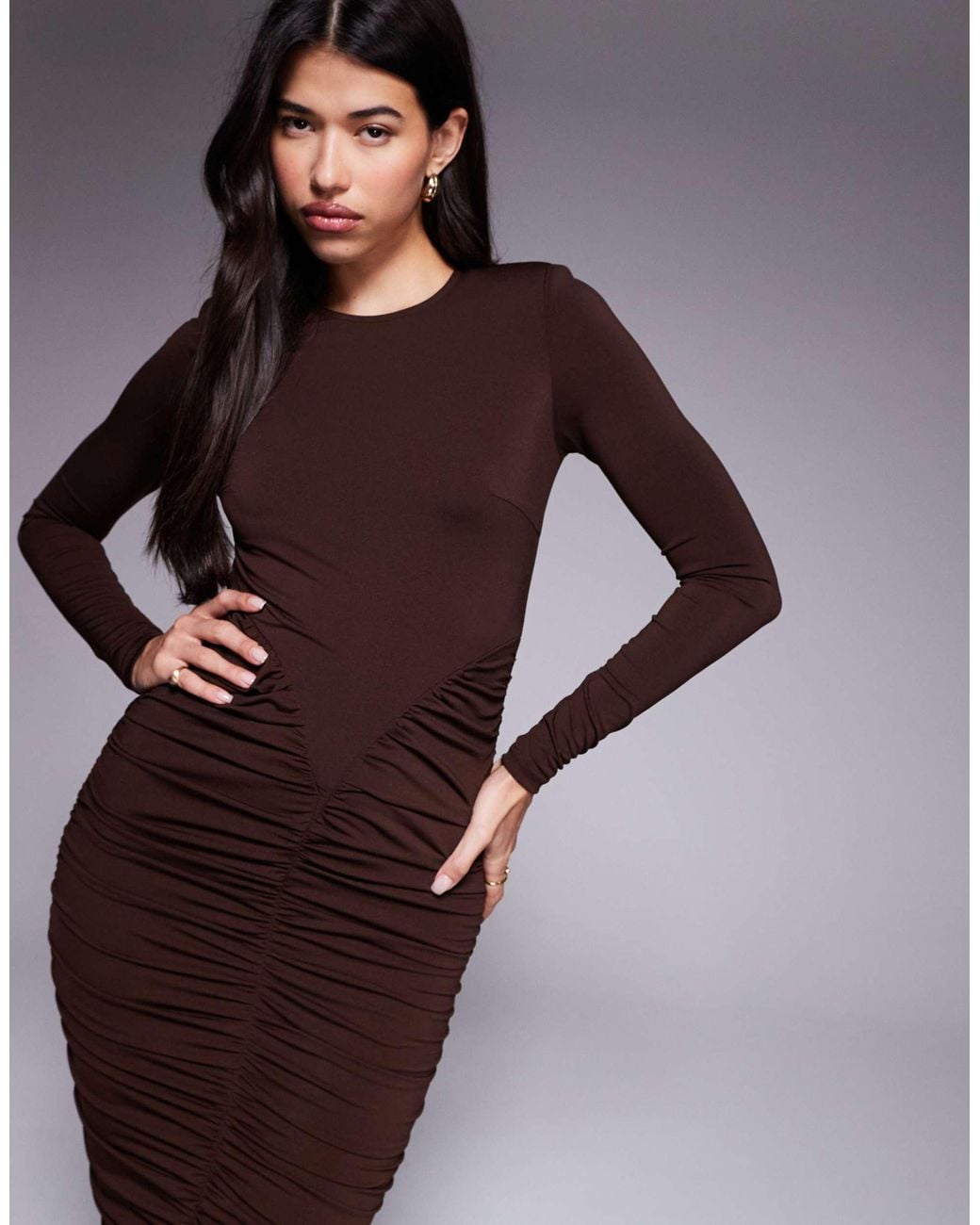 ready in a ruched dress Silver Mesh Dress - Metallic Mini Dress - Ruched Bodycon Dress