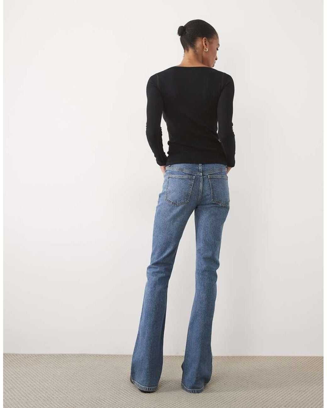 ASOS Blue Asos Design Tall Bootcut Flare Jean