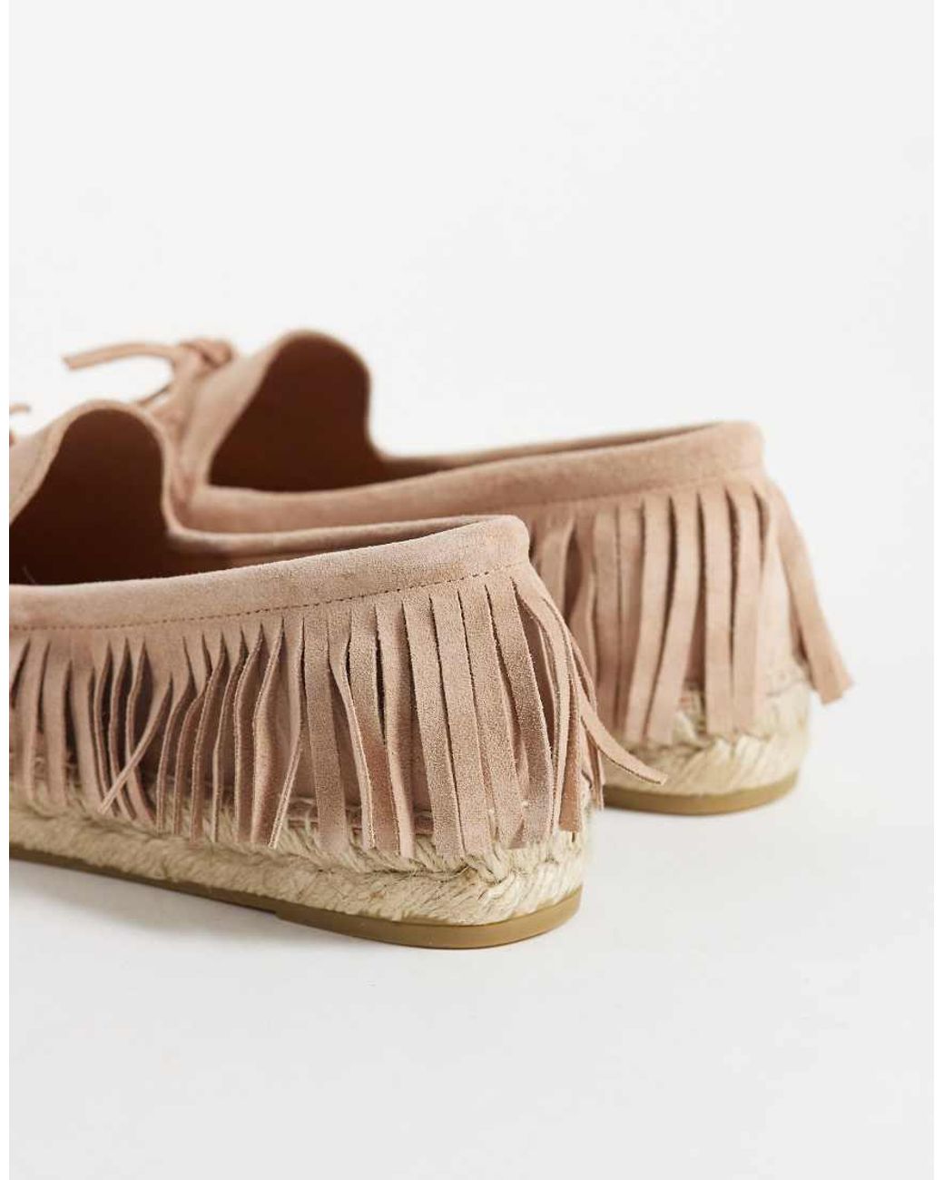 Free People Natural Faraway Fringe Espadrilles