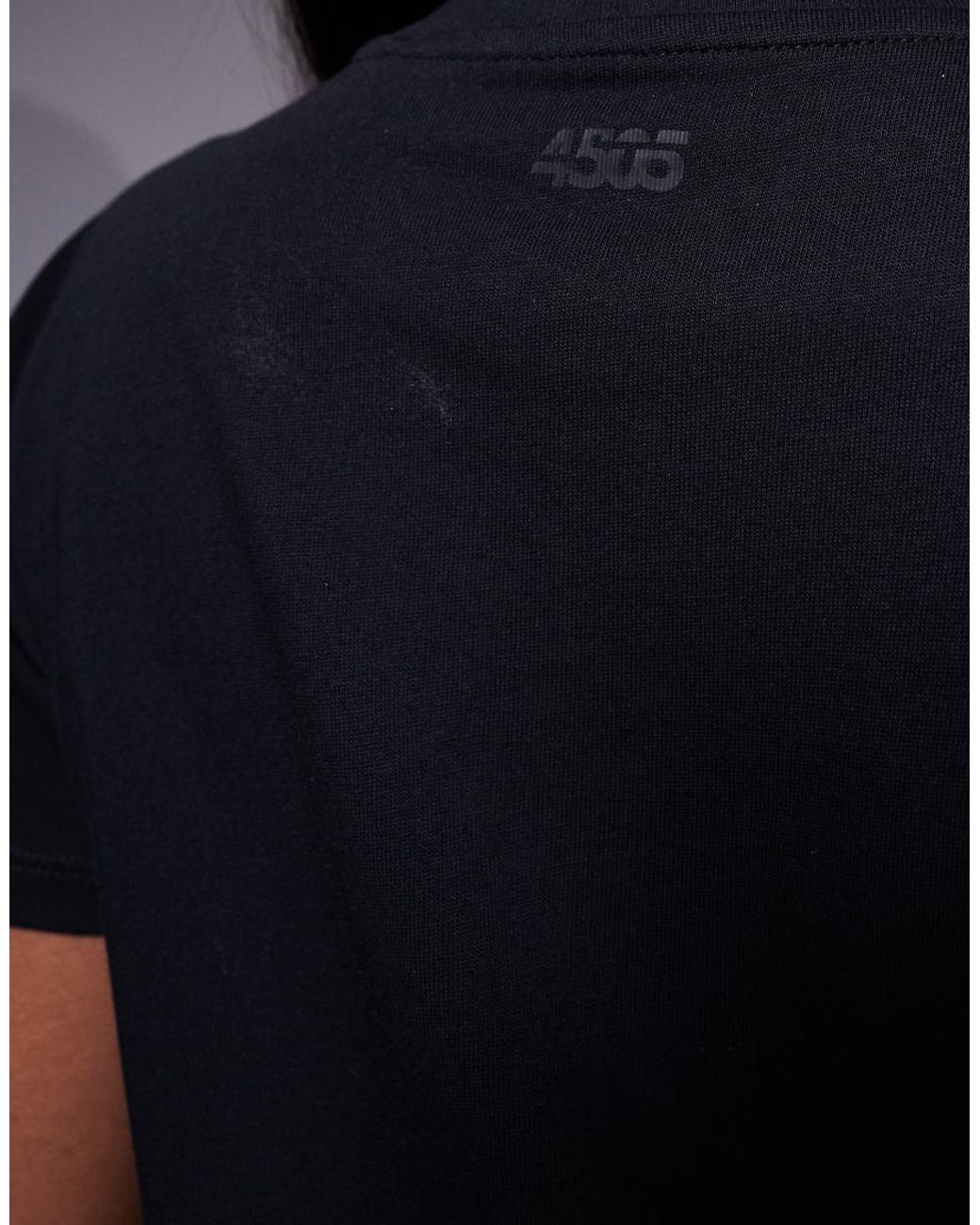 4505 Blue Icon Cotton Boxy T-shirt With Quick Dry Finish