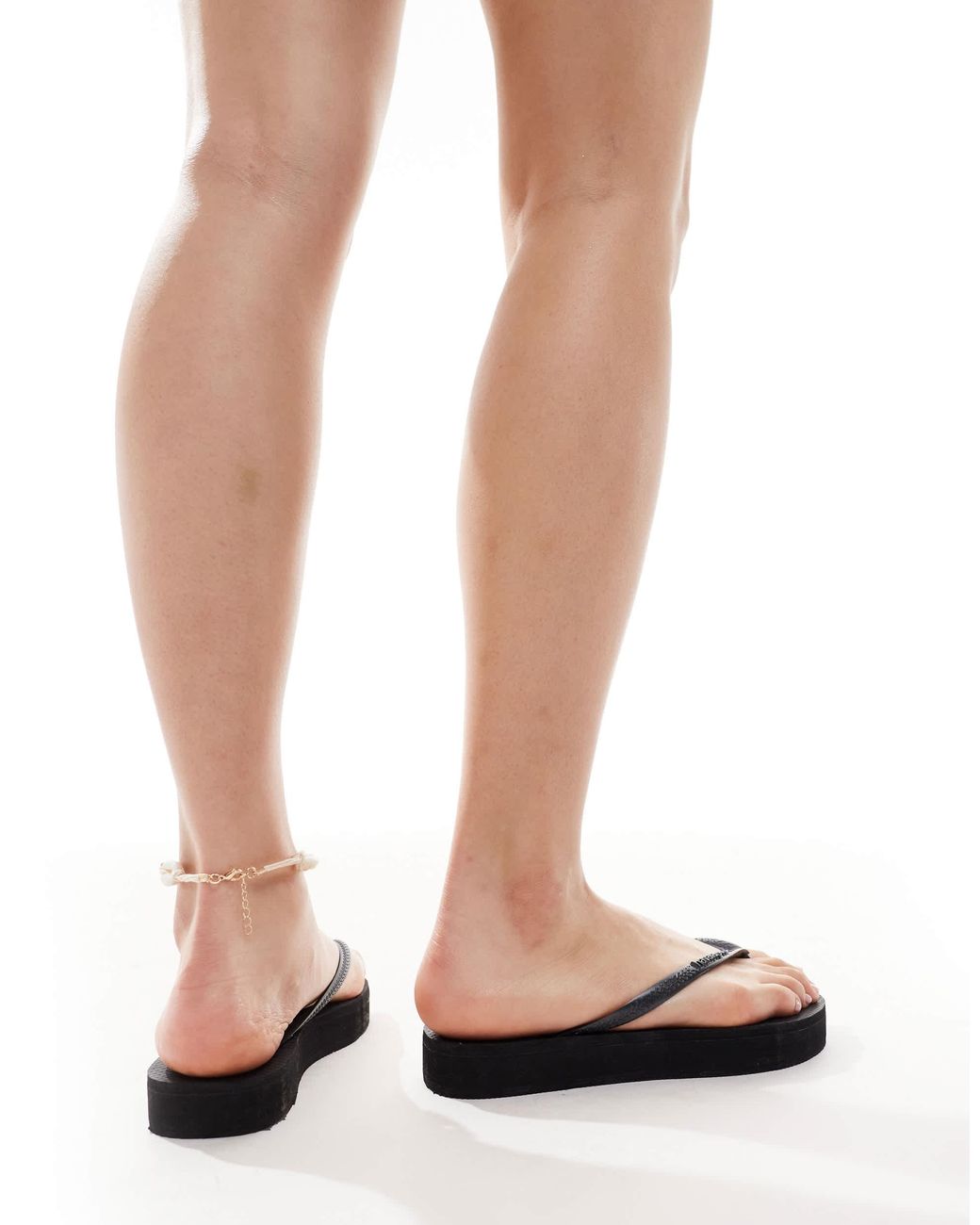 Havaianas Natural Slim Flatform Flip Flops
