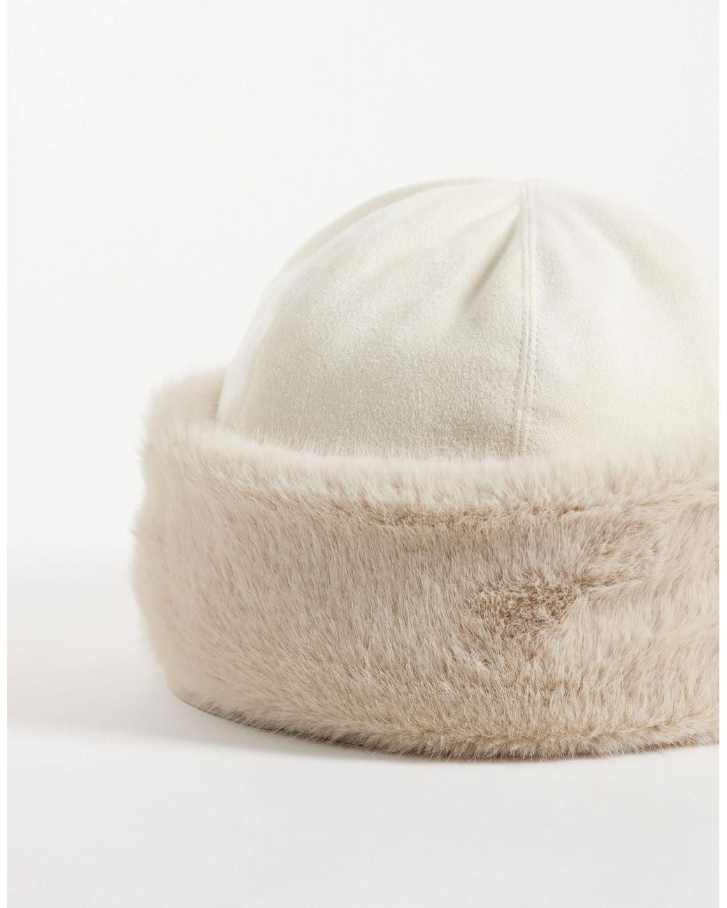 ASOS Natural Turnback Hat