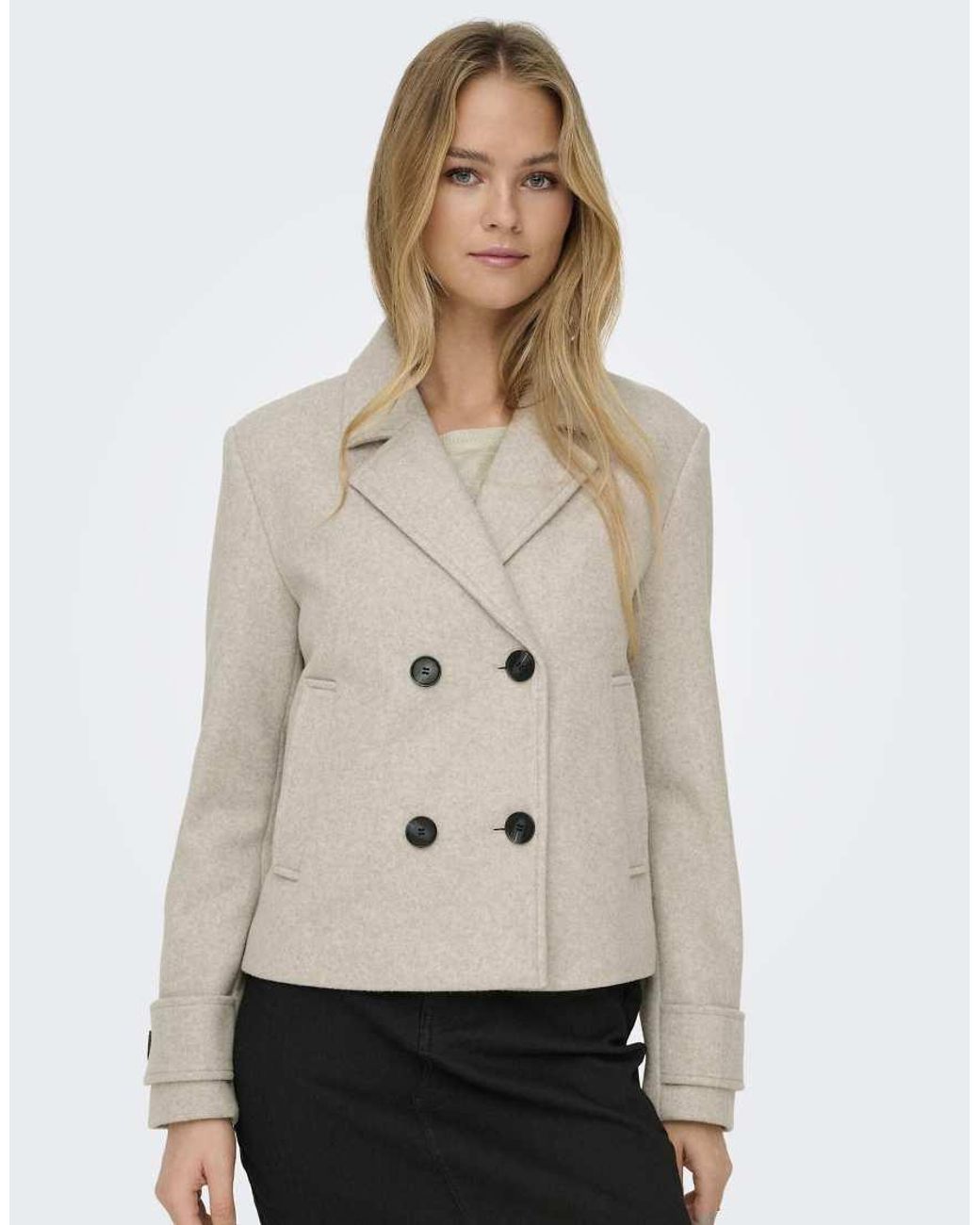 ONLY Natural Wool Look Short Jacket