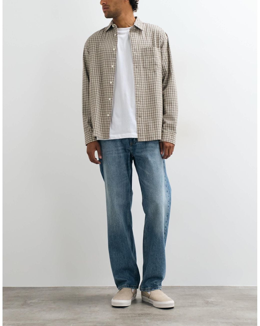 Mango Blue Moby Straight Jean for men