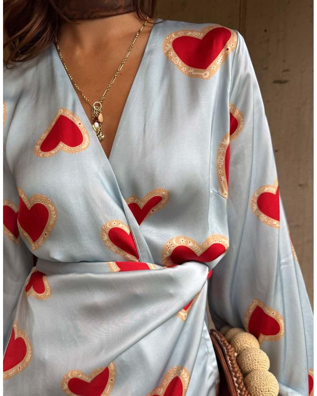 Never Fully Dressed White Wrap Tie Side Balloon Sleeve Mini Dress