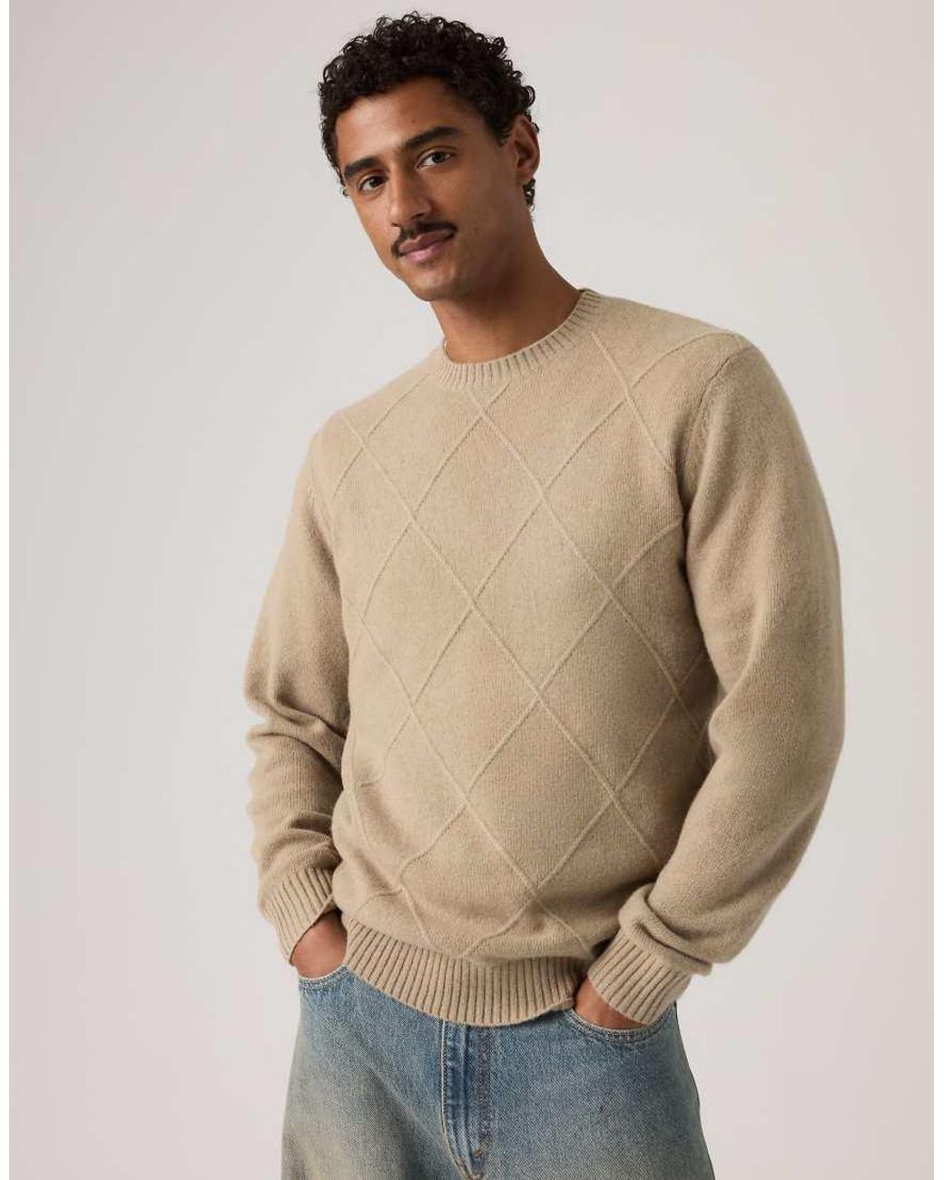 Levi's Natural Original Housemark Sweater for men