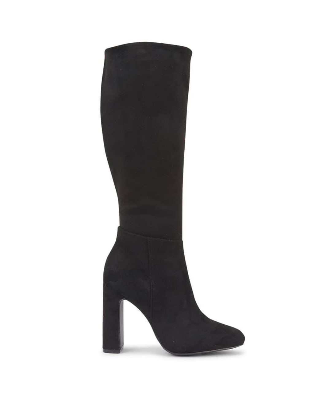 SEQWL Black Knee High Boots Block Heel Comfortable Casual Shoes