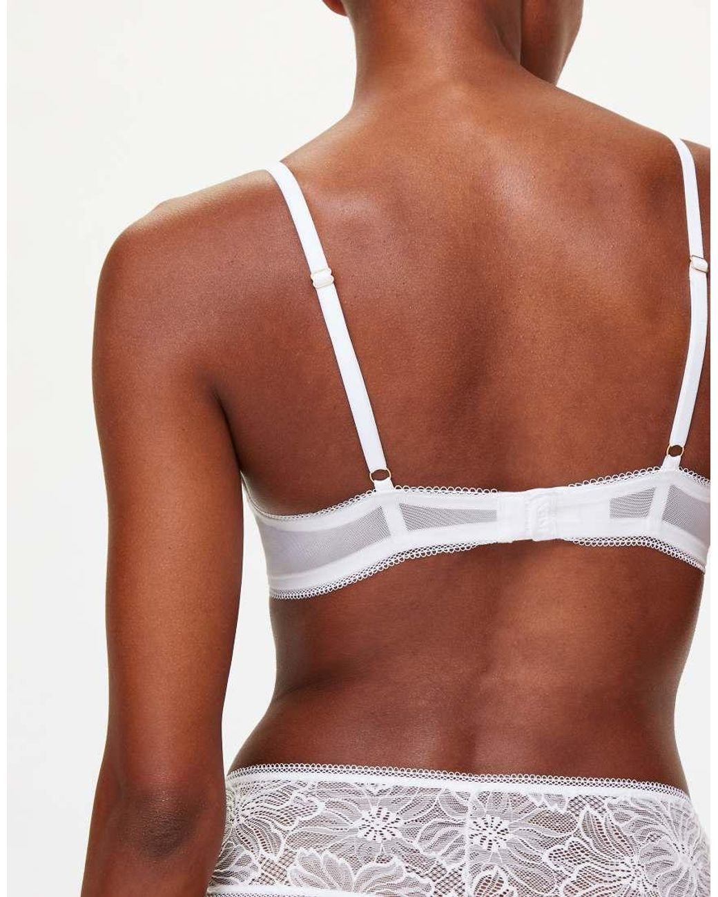 KBX White Knickerbox Alice Non Pad Plunge Bra