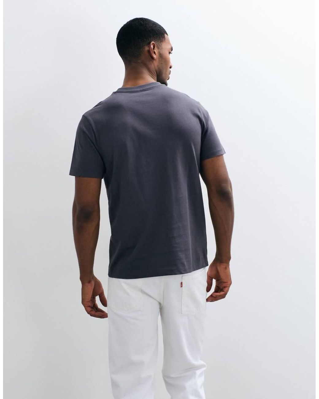 ASOS Blue Essentials Regular Fit T-shirt for men