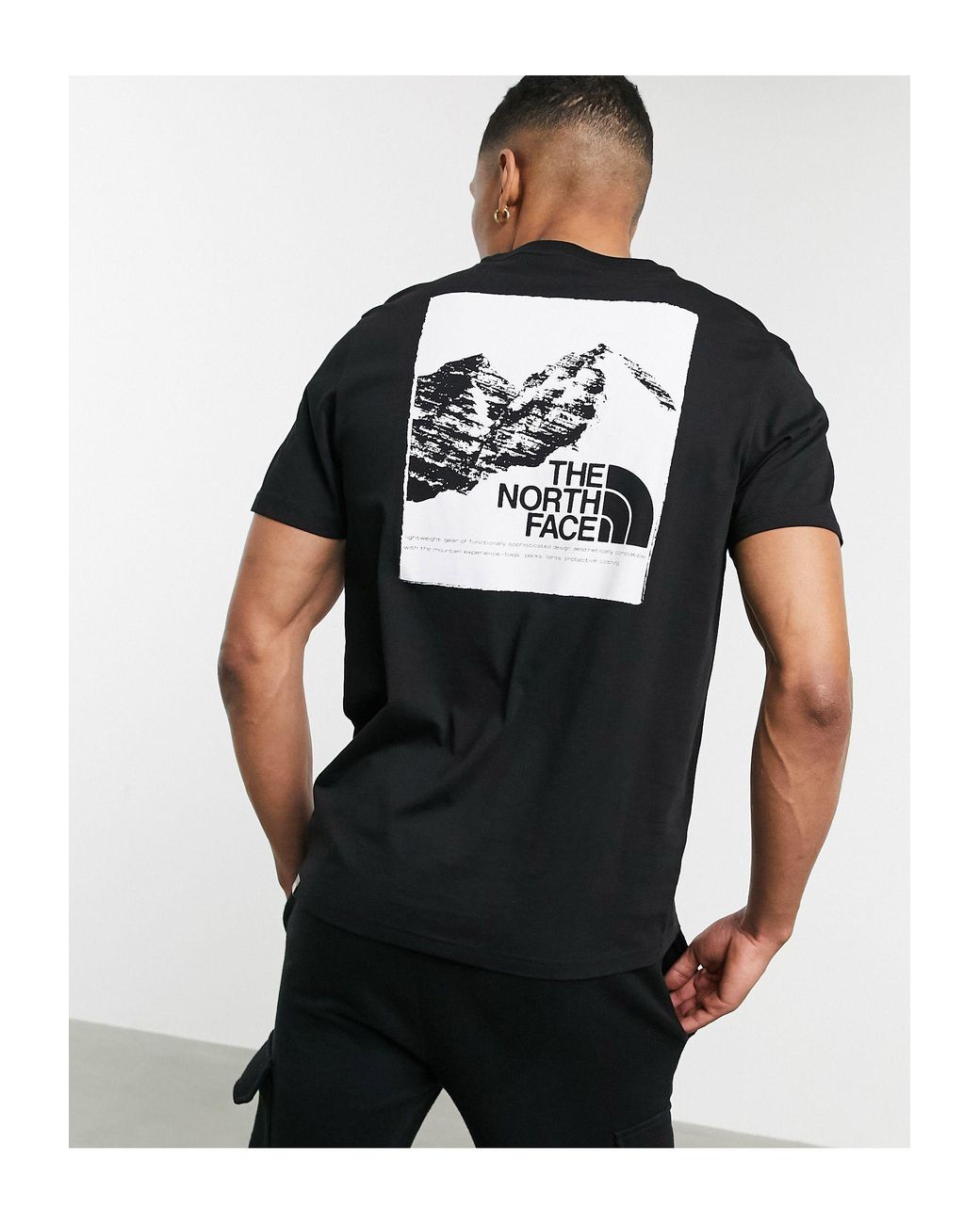 The North Face Mountain Graphic T-shirt in Black for Men | Lyst