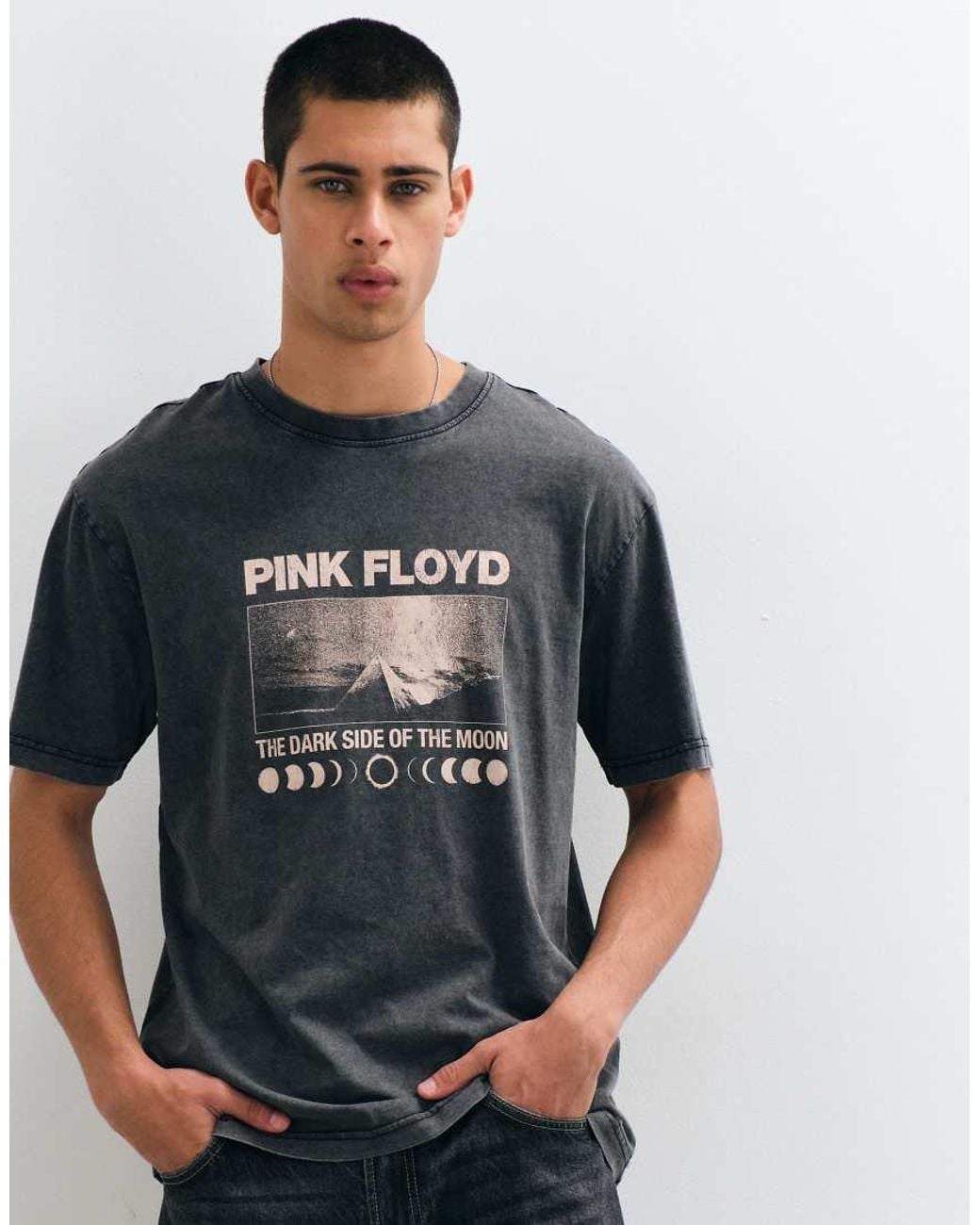 Only & Sons Gray Floyd Relaxed T-Shirt for men