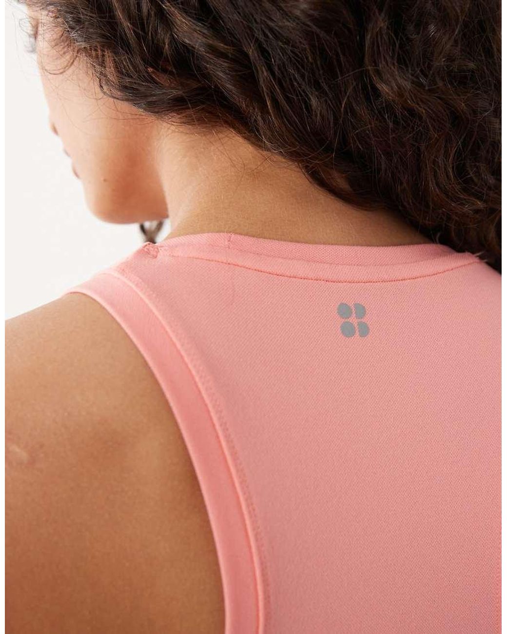 Sweaty Betty Pink Athlete Seamless Workout Tank Top