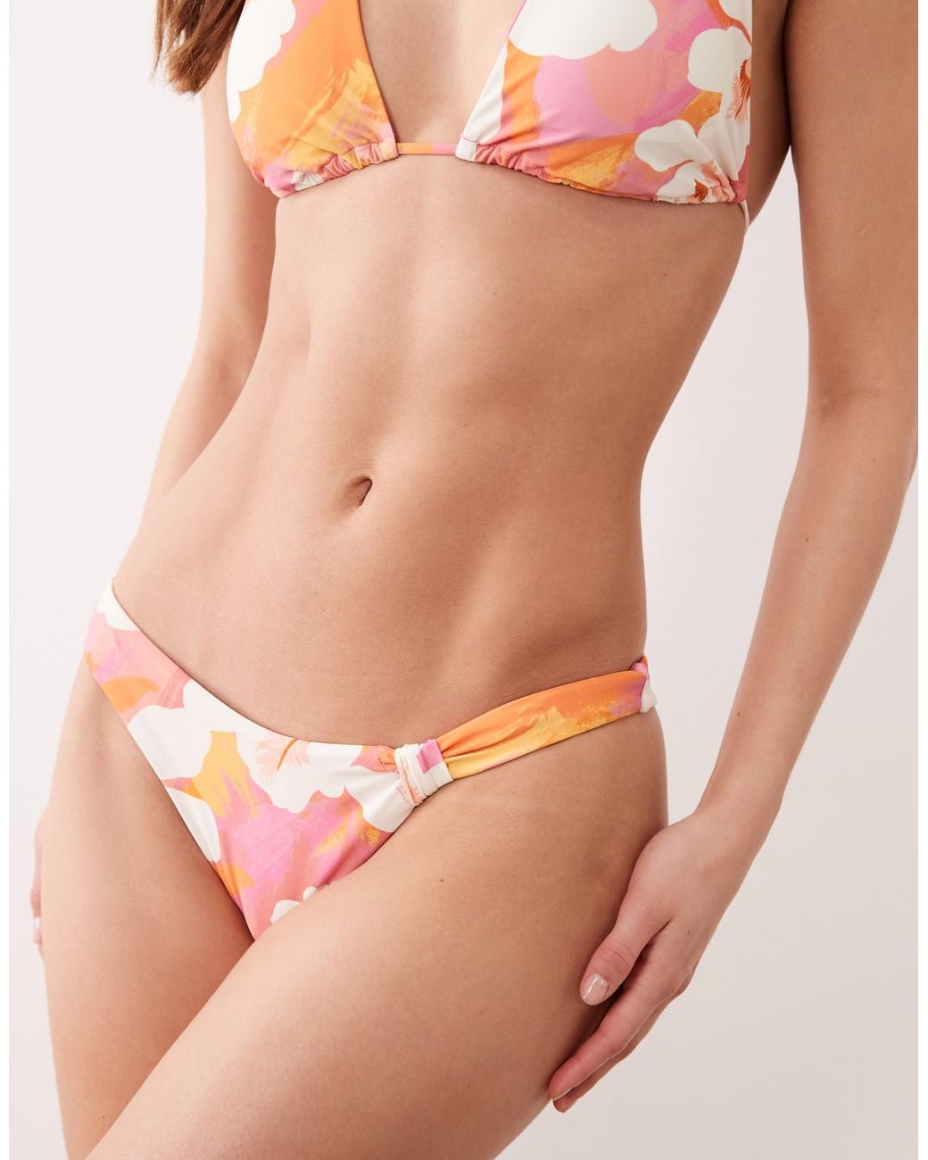 Wild Lovers Multicolor Peachy Bikini Bottom