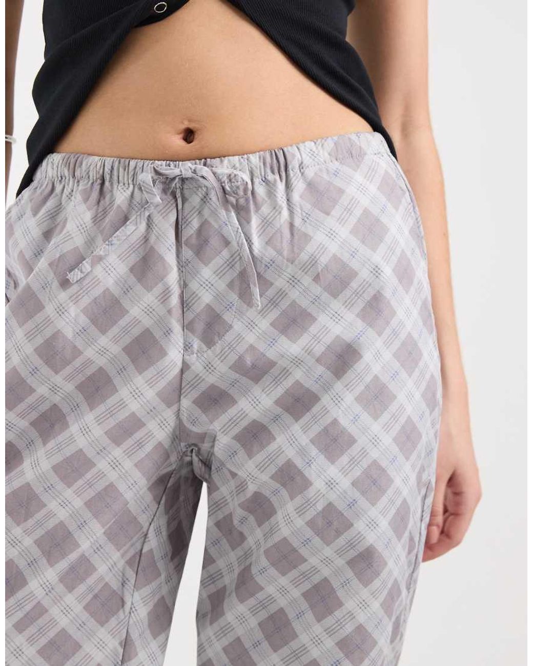 Motel Gray Lirura Relaxed Trousers
