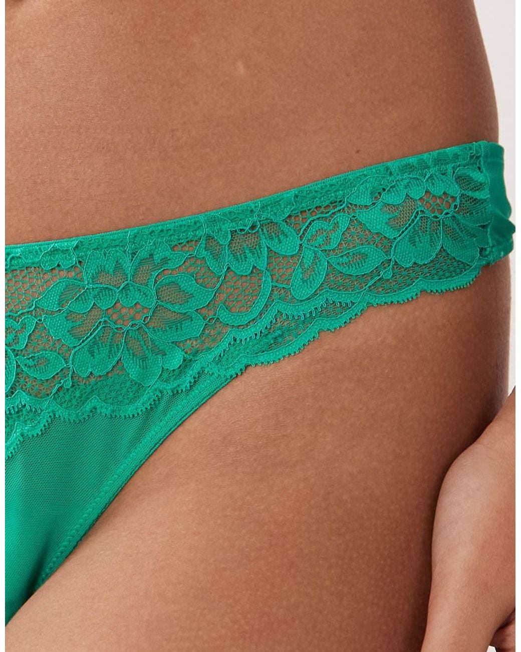 Ann Summers Green Sexy Lace Thong