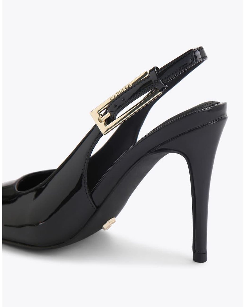 Carvela Kurt Geiger Blue Blanca Slingback Heeled Shoes
