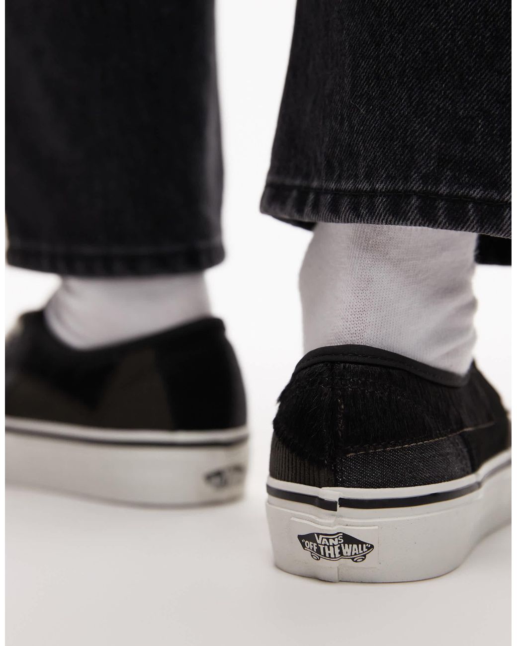 Vans Black Authentic – sneaker mit patchwork-design