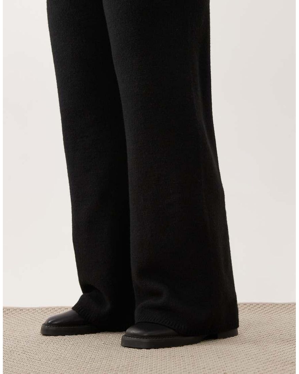 ASOS Black Asos Design Curve Wide Leg Pants