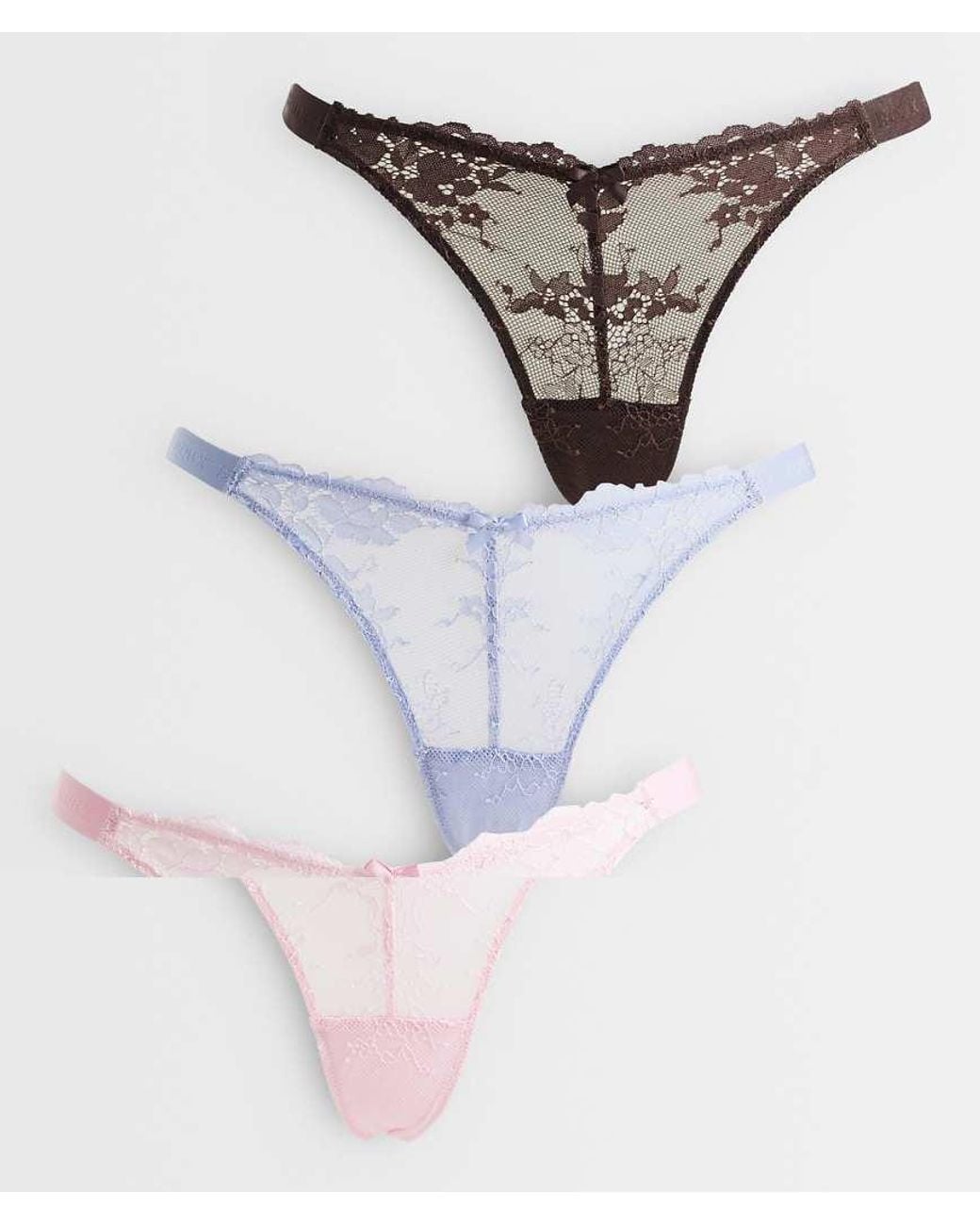Boux Avenue Multicolor 3 Pack Lace G-strings