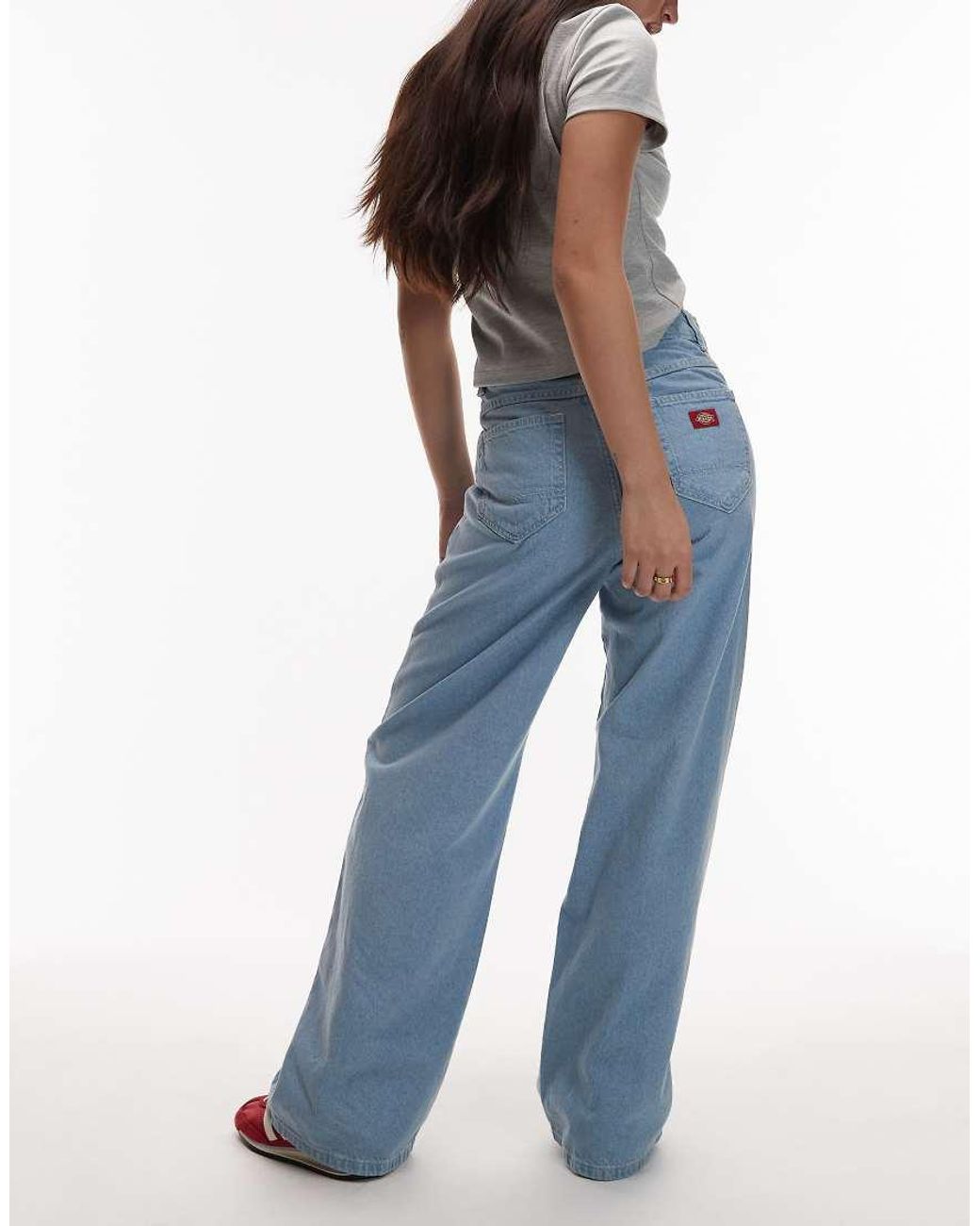 Dickies Blue baggy Wide Leg Jeans