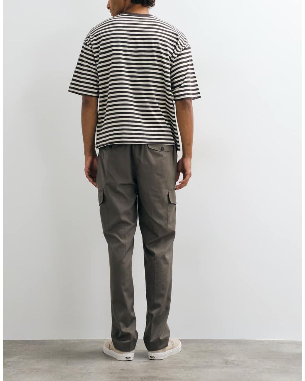Mango Gray Utility Trouser for men