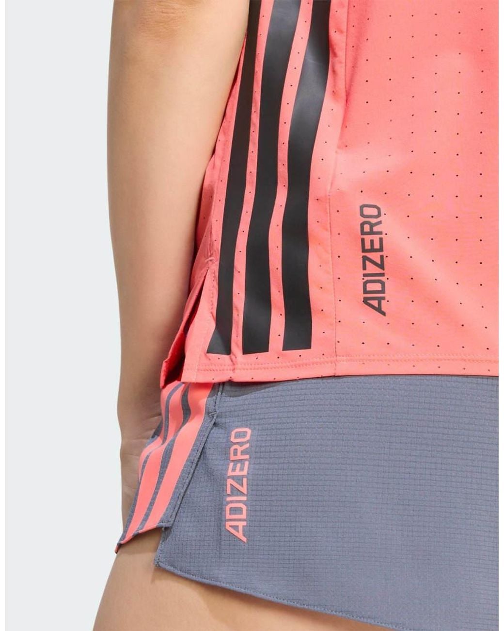 Adidas Originals Pink Adizero Running Tee