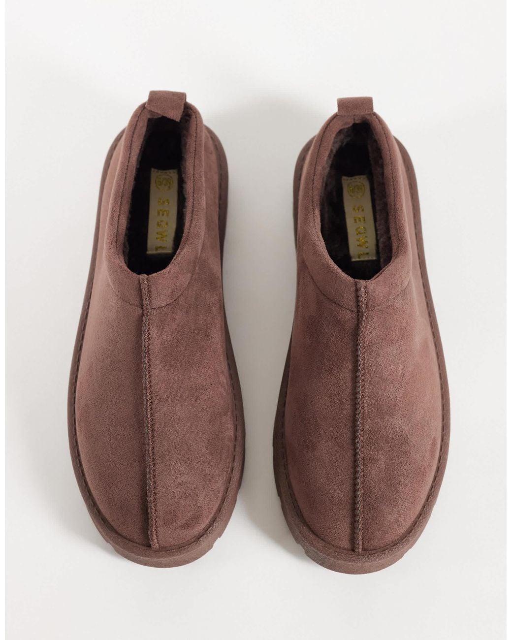 SEQWL Brown Gemütliche mules