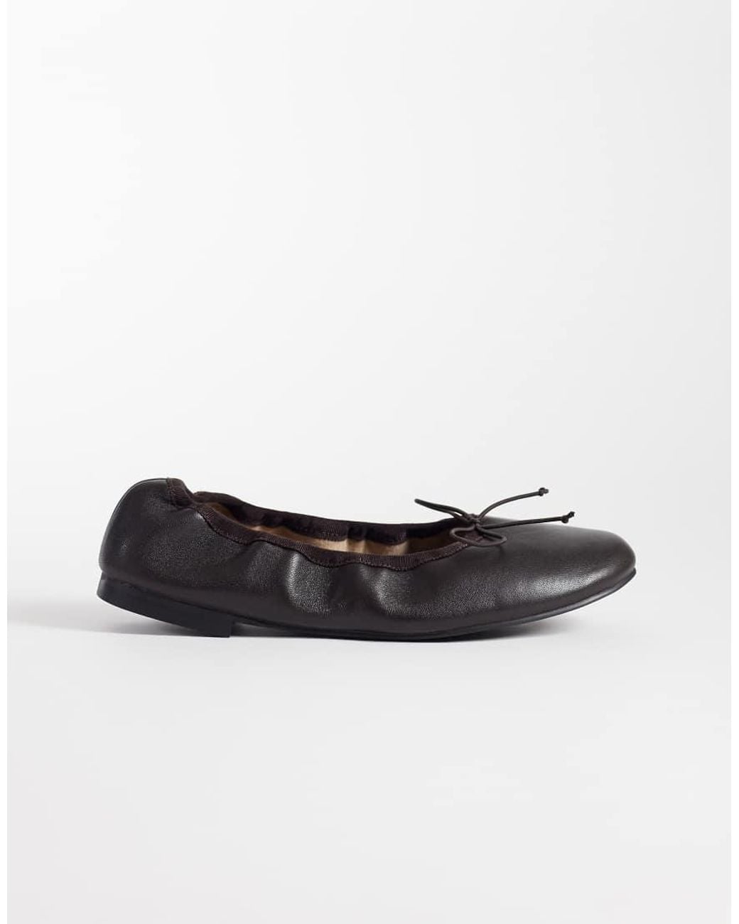 Tony Bianco White Chelsea Round Toe Ballet Flats